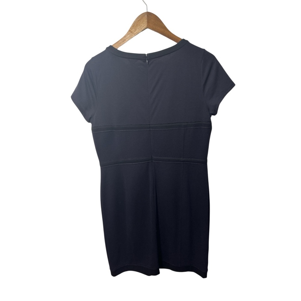 Ann Taylor Petite Black Classic Black Short Sleeve Dress Size 12P - Picture 5 of 5